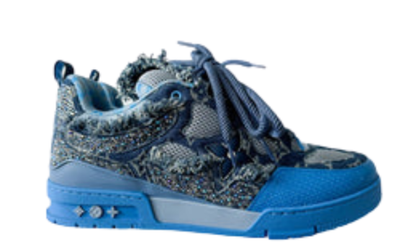 Louis Vuitton – Blue Denim Monogram Crystal