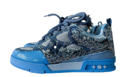 Louis Vuitton – Blue Denim Monogram Crystal