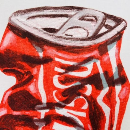 T-shirt Stussy Soda Can White