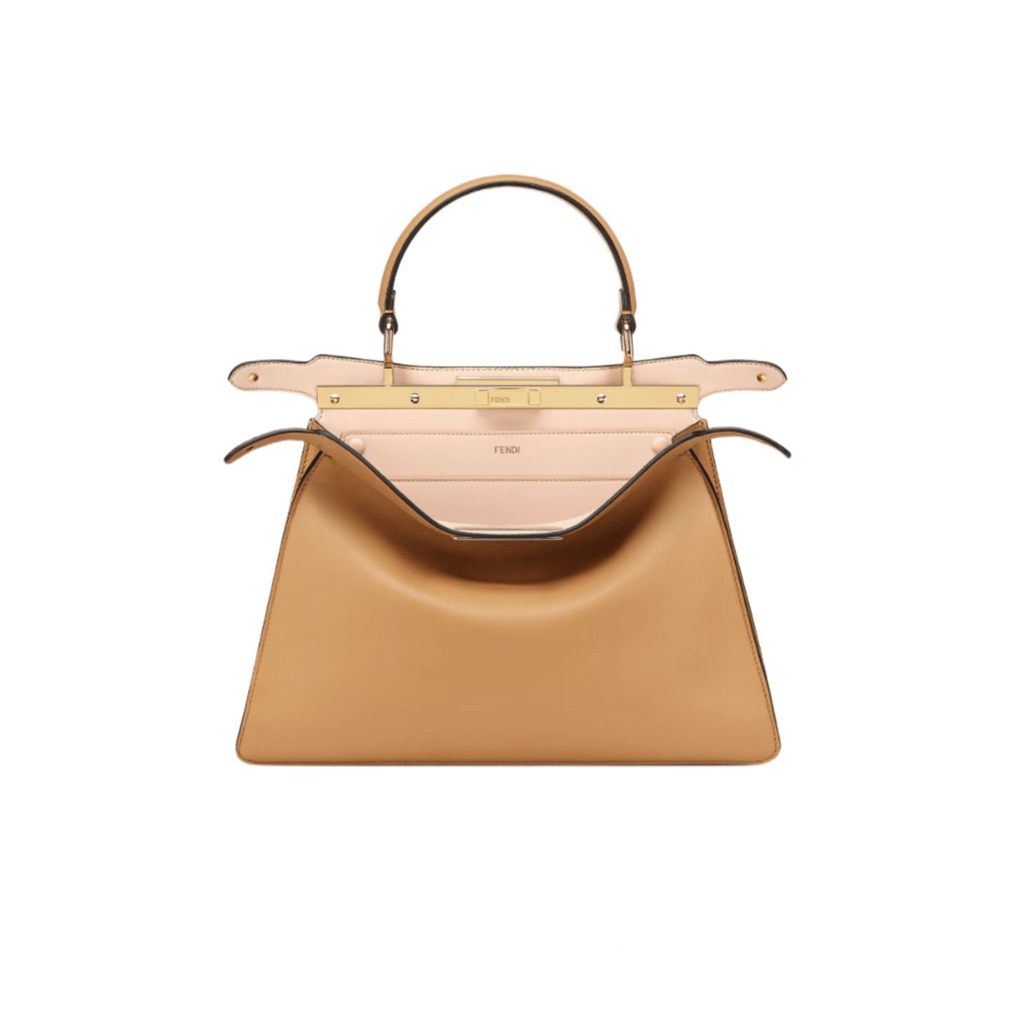 BORSA PEEKABOO ISEEU MEDIUM IN PELLE DI VITELLO BEIGE