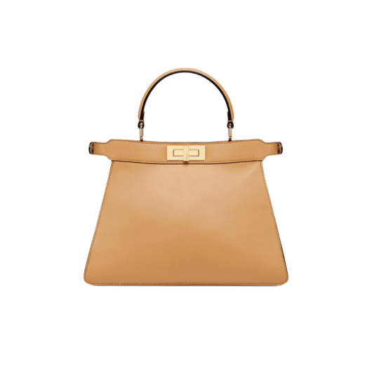 BORSA PEEKABOO ISEEU MEDIUM IN PELLE DI VITELLO BEIGE